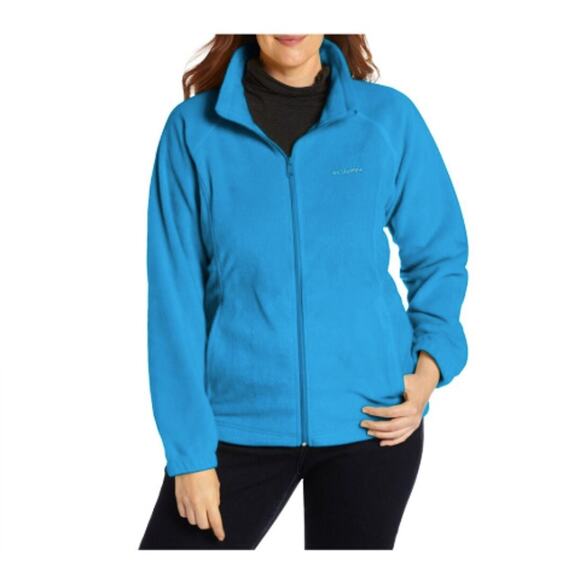 COLUMBIA Benton Springs Soft Fleece Jacket Women S Outdoor Comfy Athletic Basic - Picture 1 of 11